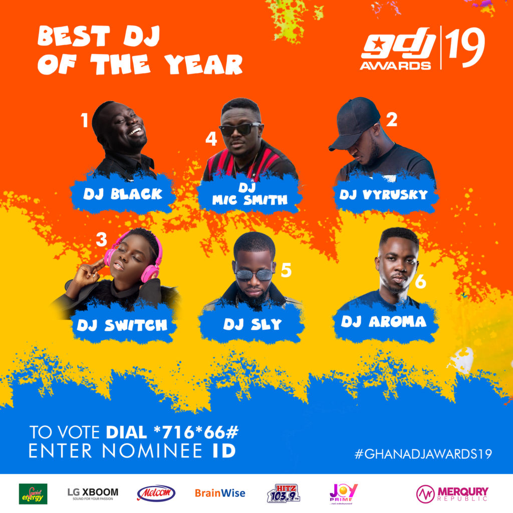 Who wins best DJ of the Year at Ghana Dj Awards 2019