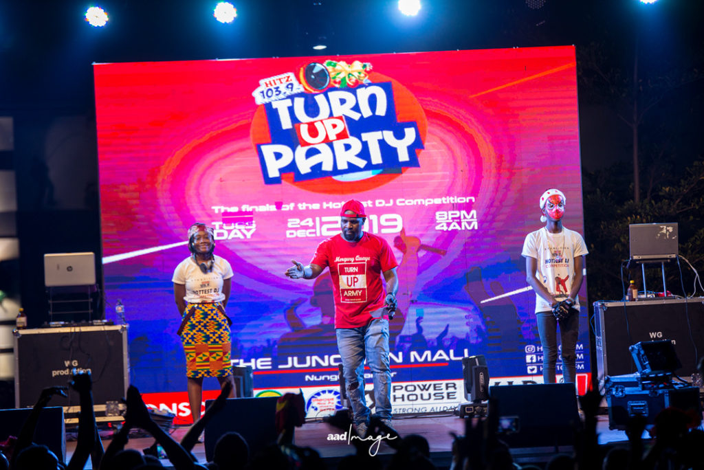 Merqury Quaye, host of Turn Up Party